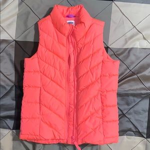 Frost free Old Navy girls coral vest